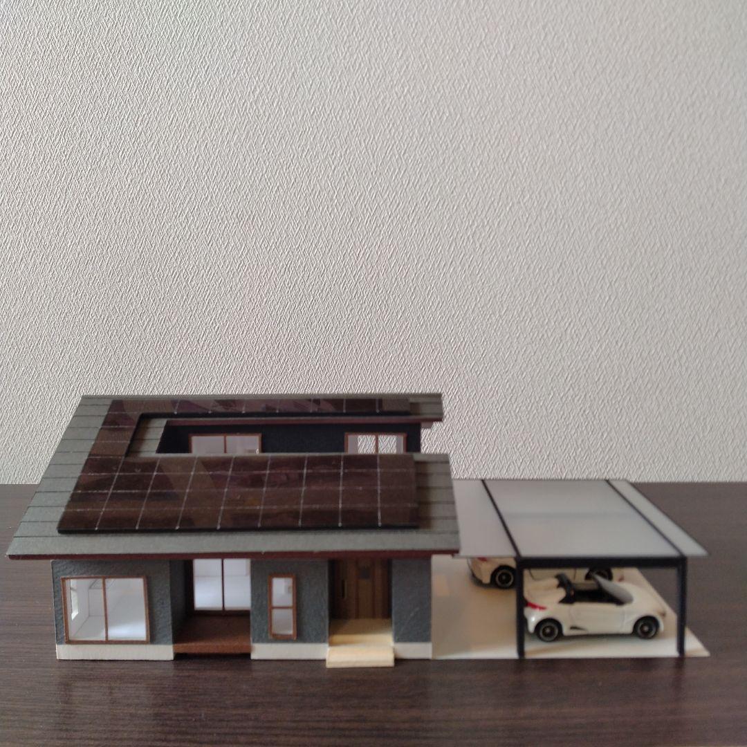 100分の1，2階建て内外模型 No.97『バルコニーでBBQ！！』