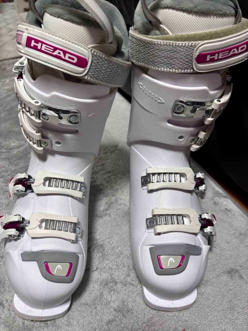 HEAD 女性用スキーブーツ ホワイト　25cm