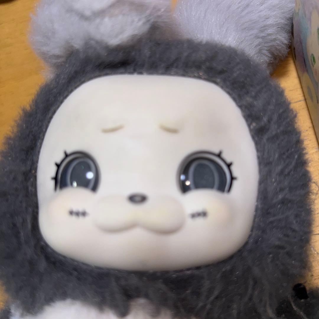 ★値下げ　レア　Clawz ぬいぐるみ グレー/ホワイト 約20cm