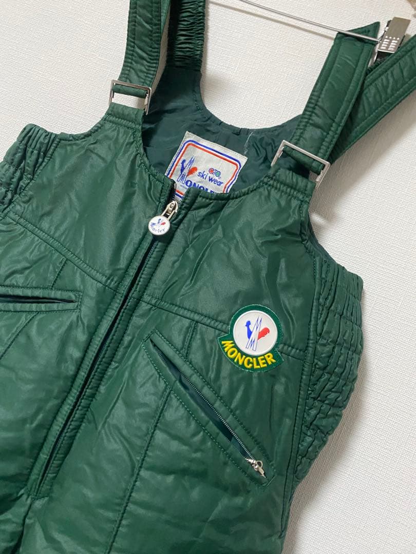 MONCLER モンクレール スキーウェア ビブパンツ 緑 Ｍ アシックス