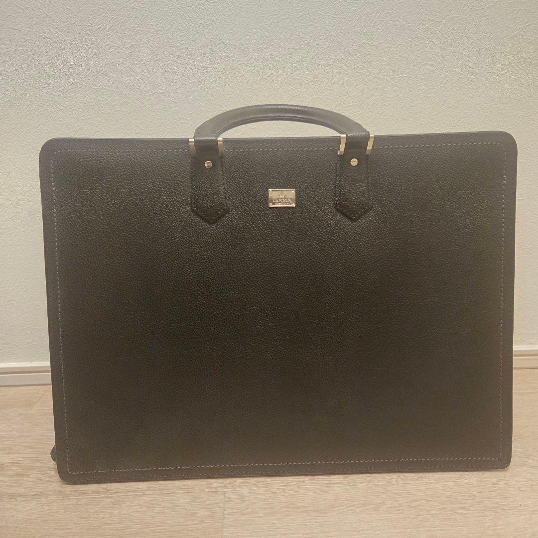 【美品】LANVIN Collection ビジネス ブリーフケース(ブラック)