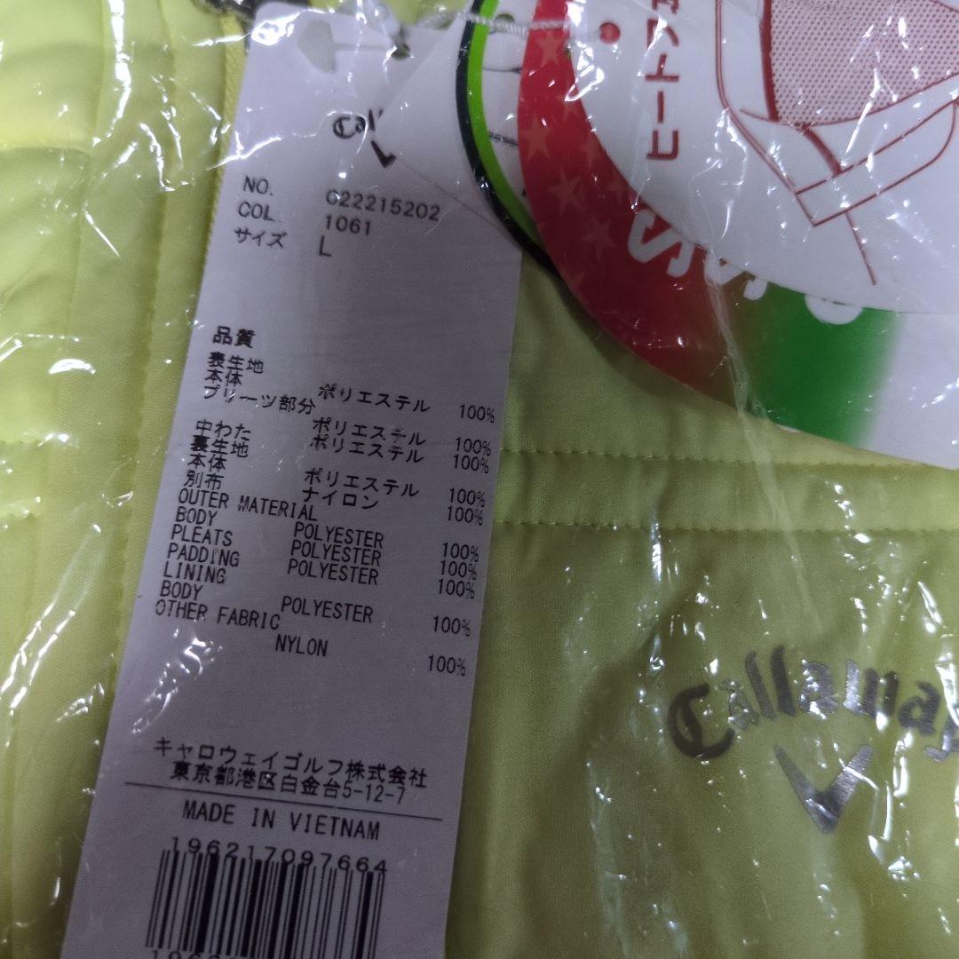 新品未使用 Callaway キャロウェイ ゴルフウェア 中綿ジャケット