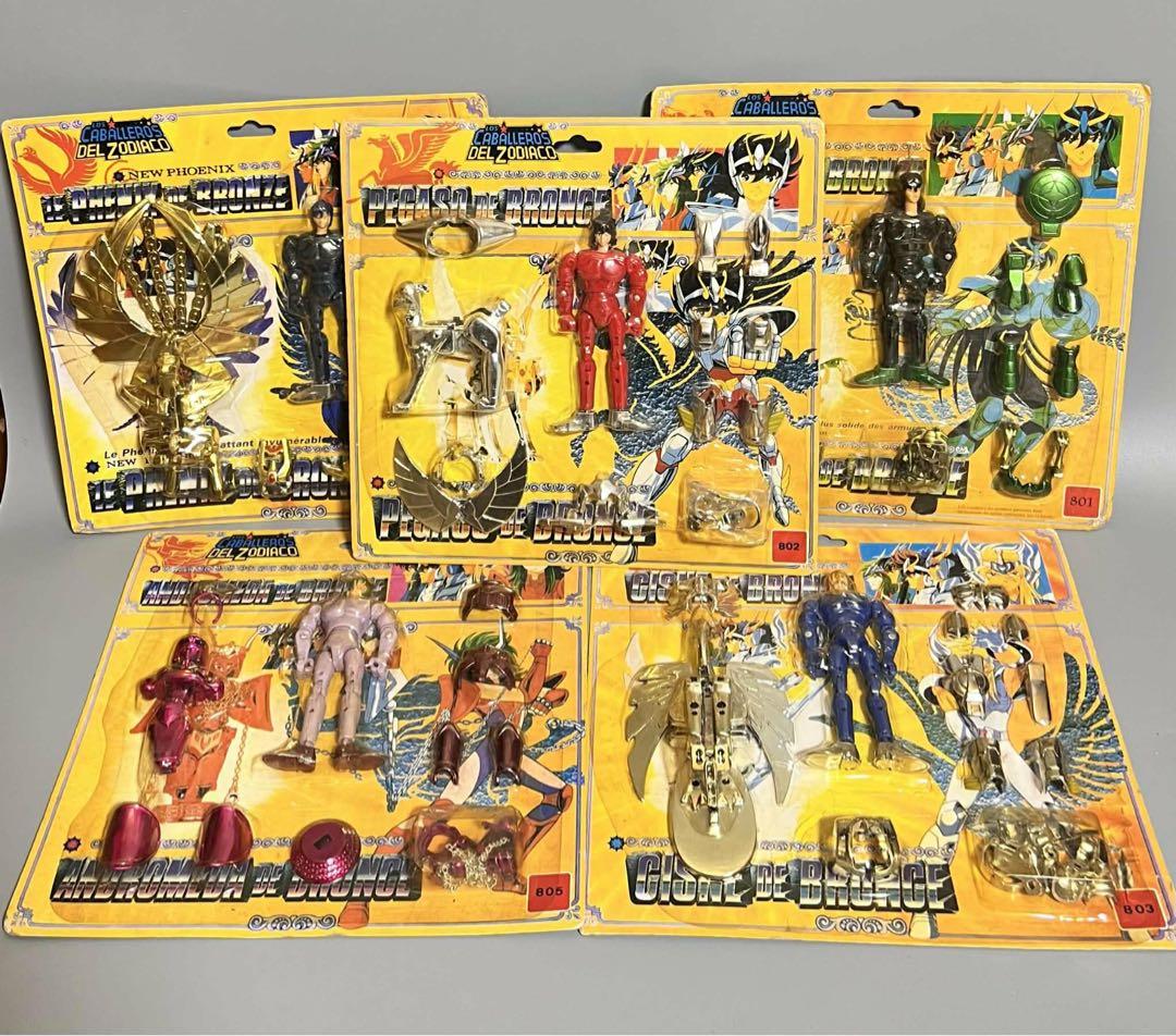 当時物・海外製☆ 聖闘士星矢・パチモノ???☆未使用・未開封　5点ゼット