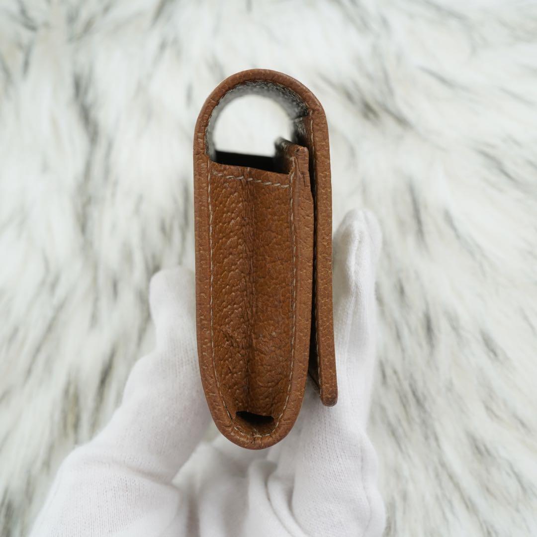 ほぼ未使用品　GUCCI グッチ　名刺入れ　カードケース　GG柄　シマライン