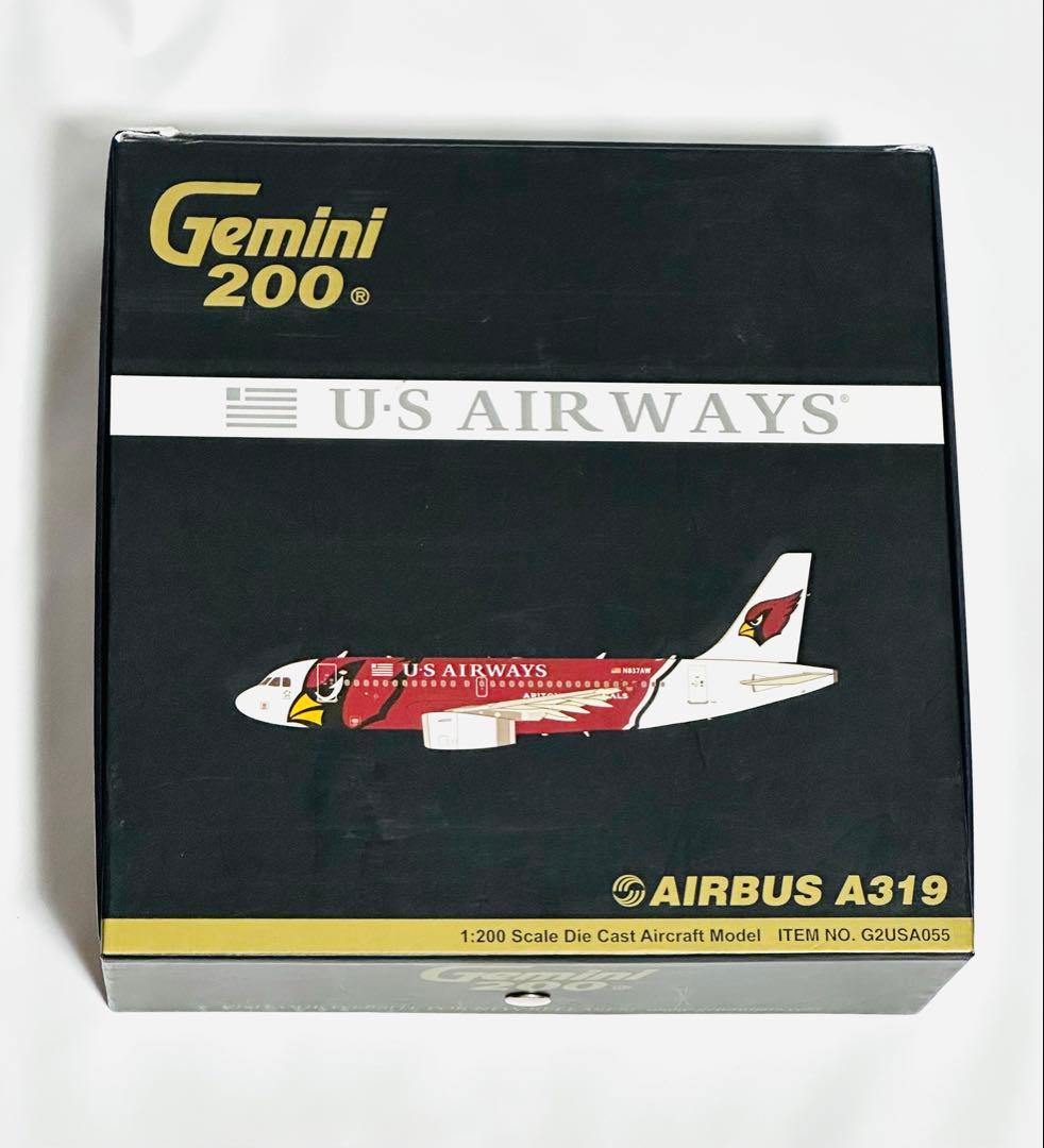 Gemini 1/200 U.S. Airways A319 カージナルス塗装
