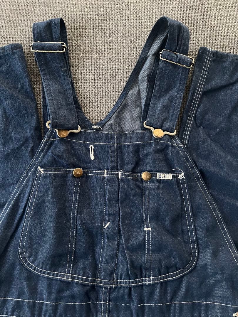希少 70s Lee ヴィンテージインディゴオーバーオール USA製