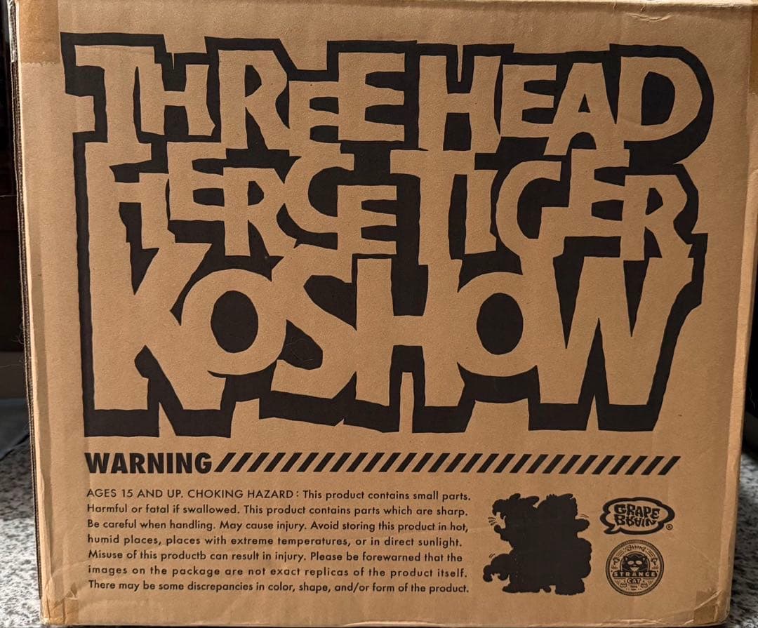 GRAPE BRAIN × STRANGECAT TOYS 三面猛虎 コショウ