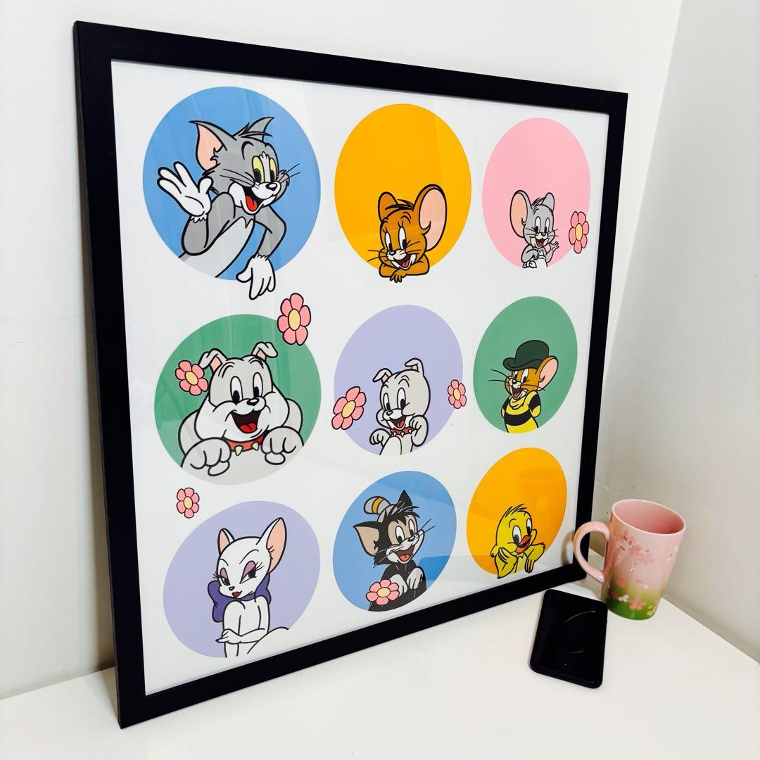【専用出品】トムジェリポスター　額付50×50cmサイズ　および　A1サイズ