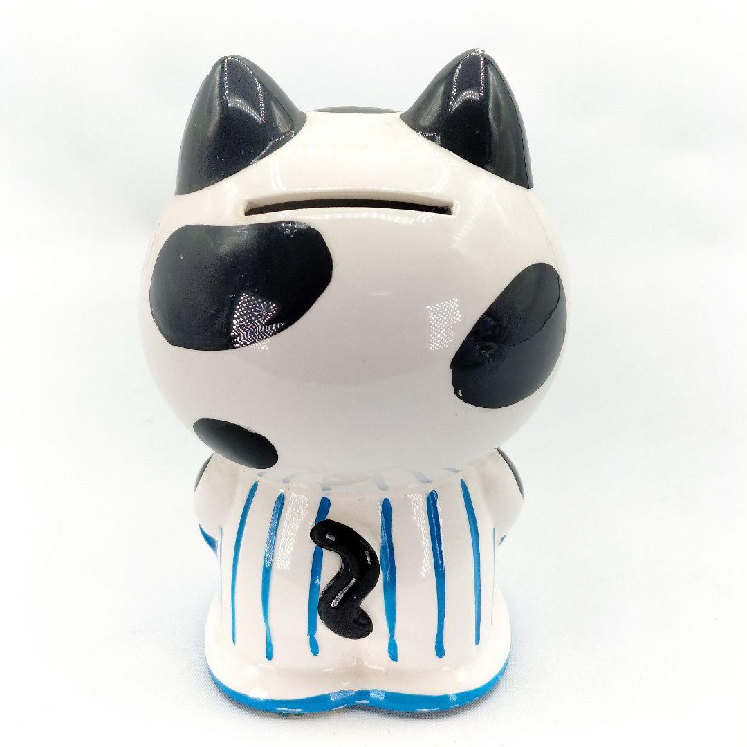 当時物 内藤ルネ ねこ 貯金箱 陶器製 RUNE レトロ 現状品