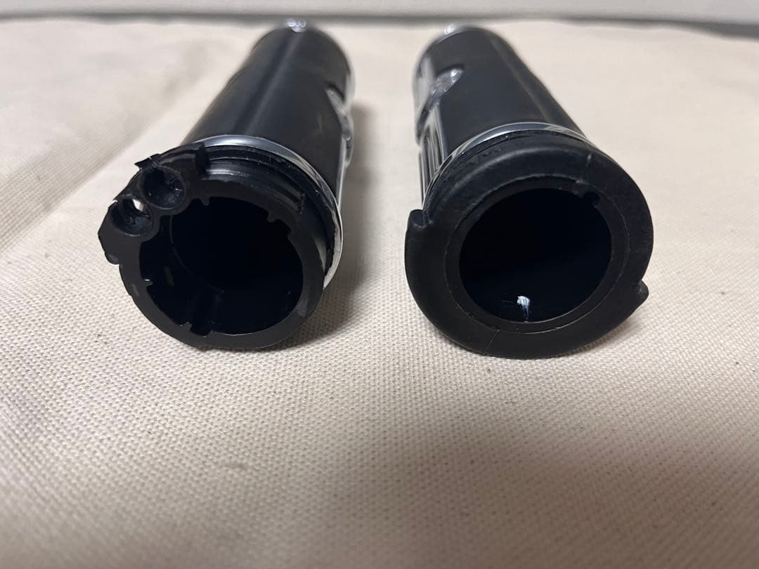 ハーレー純正 ウィリーG スカル グリップ ワイヤースロットル用