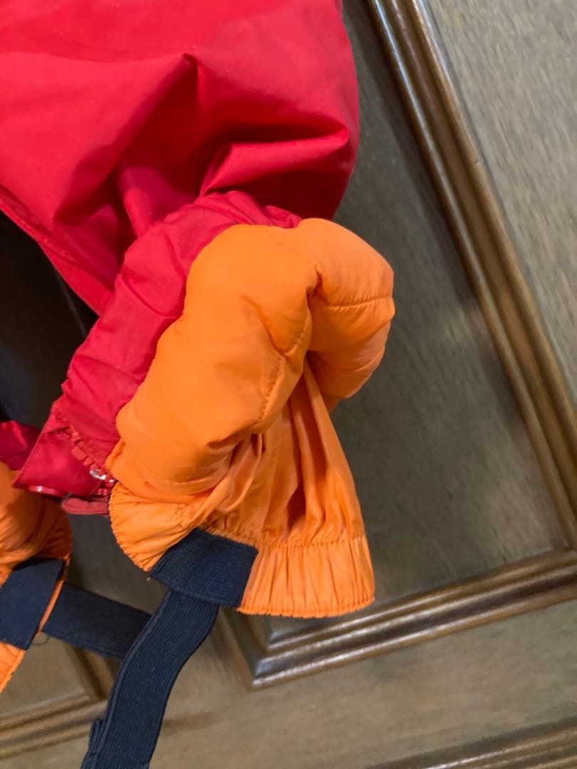 mont-bell 子供用ジャンプスーツ スノーウェア100 赤