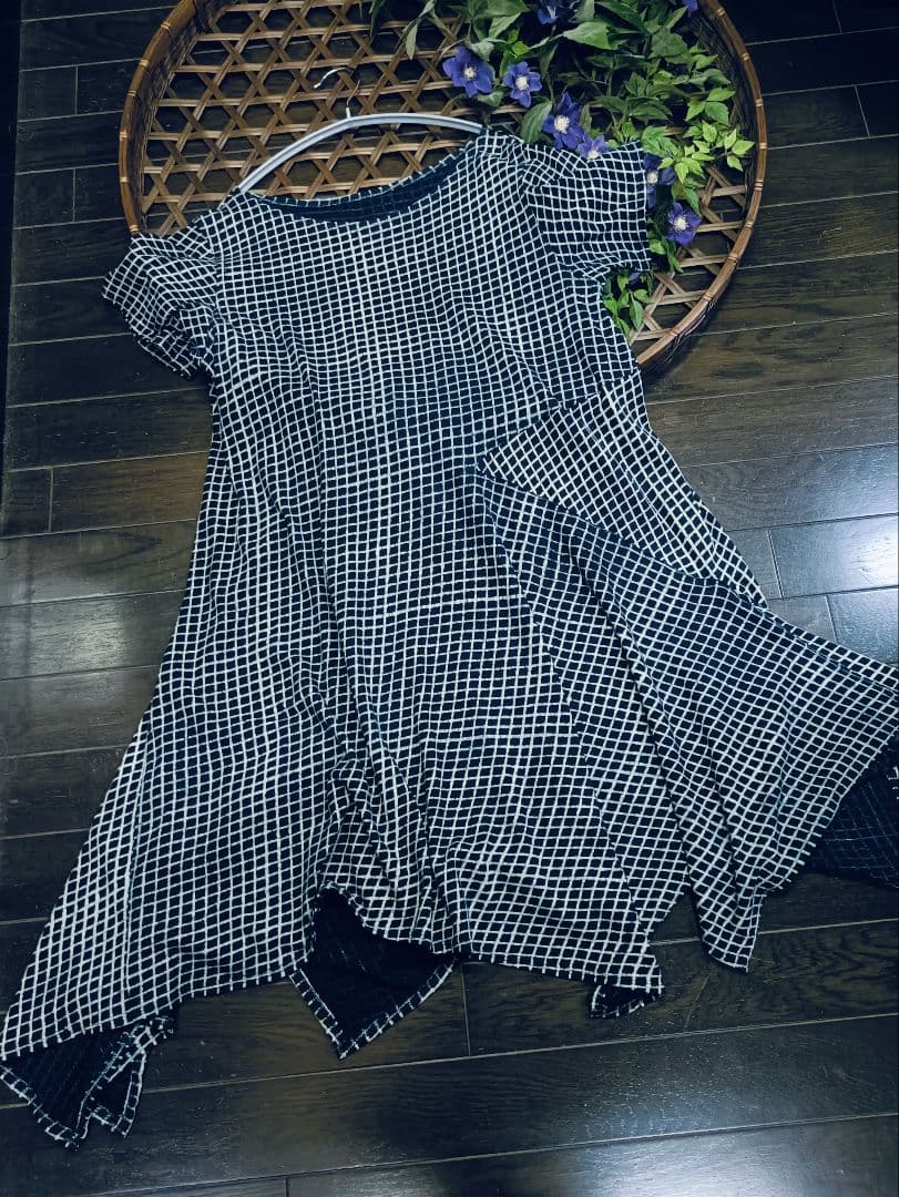 (専用です)ヨーガンレール リバシブル切り替えデザインチュニックワンピース素敵