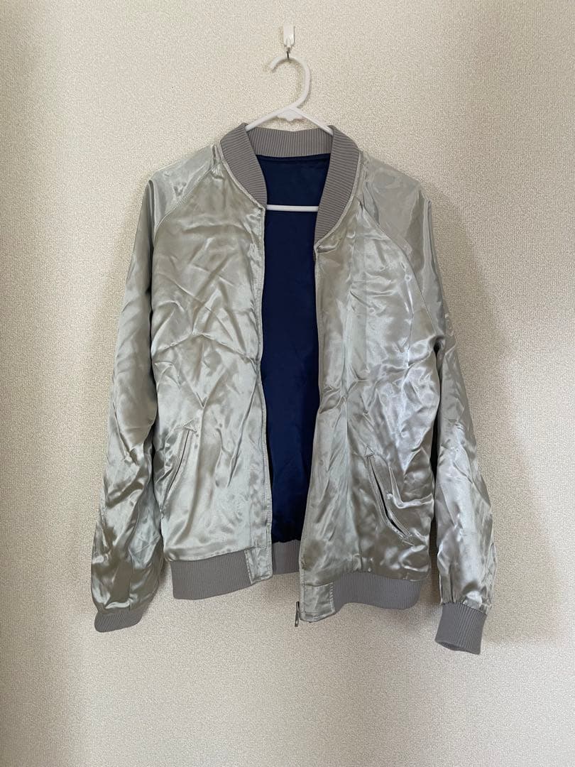 女王蜂オリジナルスカジャン　「氷山孔雀」