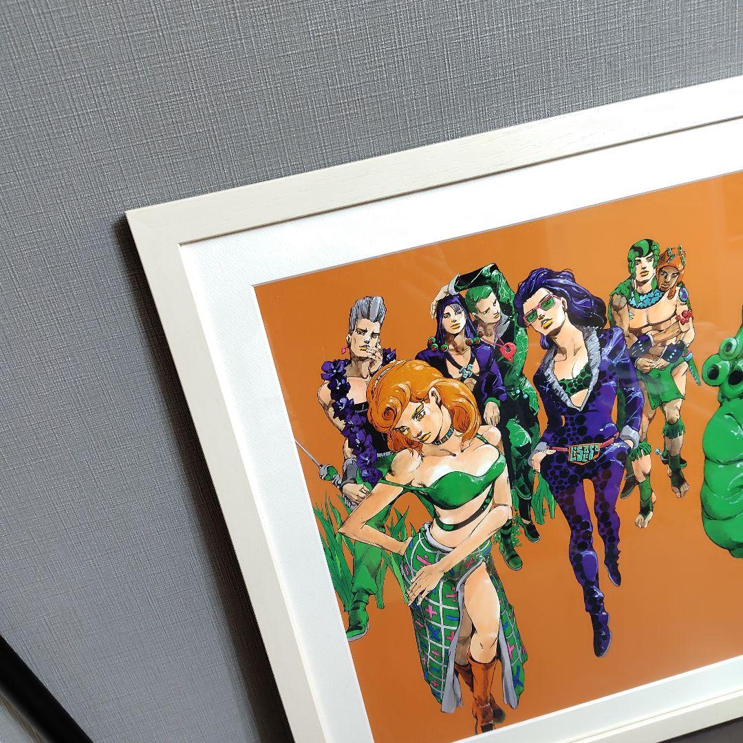 ジョジョの奇妙な冒険 複製原画 長崎 キーヴィジュアル ジョジョ展 冒険の波紋