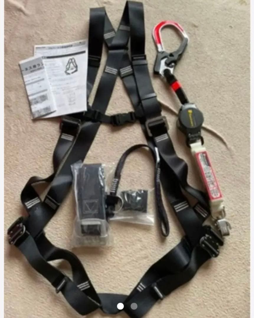 新規格 フルハーネス タニザワ ランヤード 胴ベルト 取り扱い説明書付き　腰道具