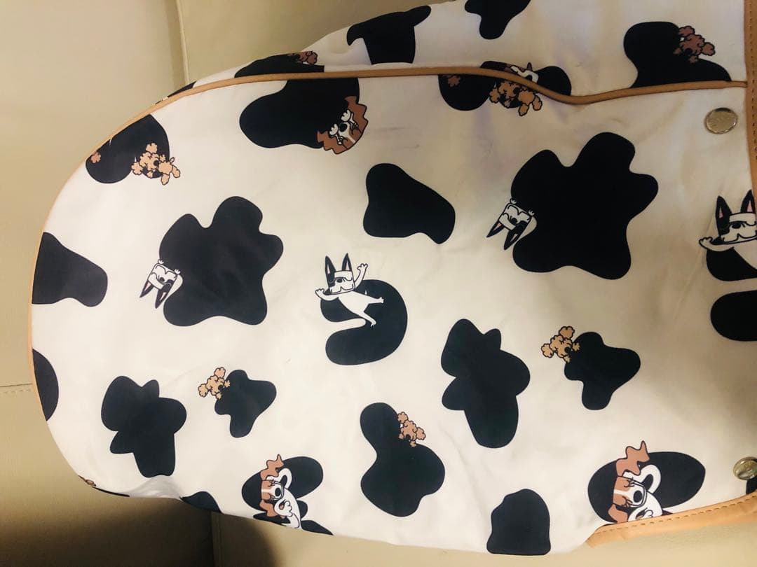 3姉妹mama　廃盤希少　M.U.SPORTS 牛柄 ゴルフバッグ　美品