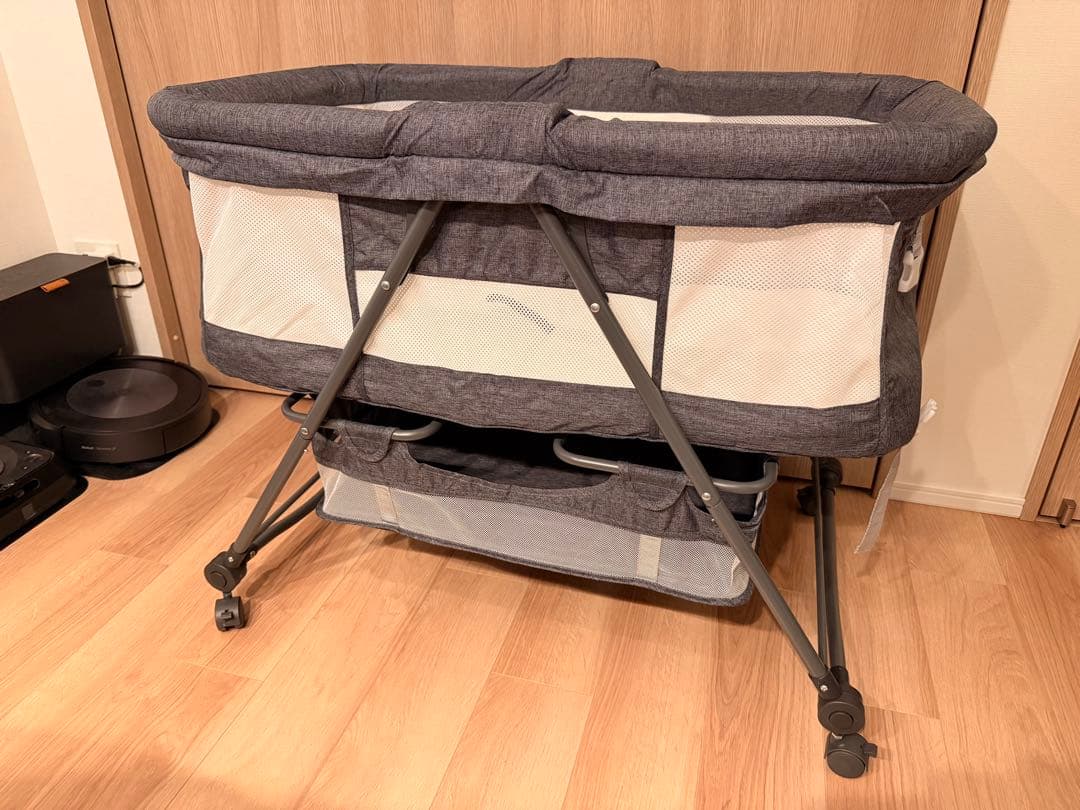 折りたたみベビーベッド　未使用　再出品