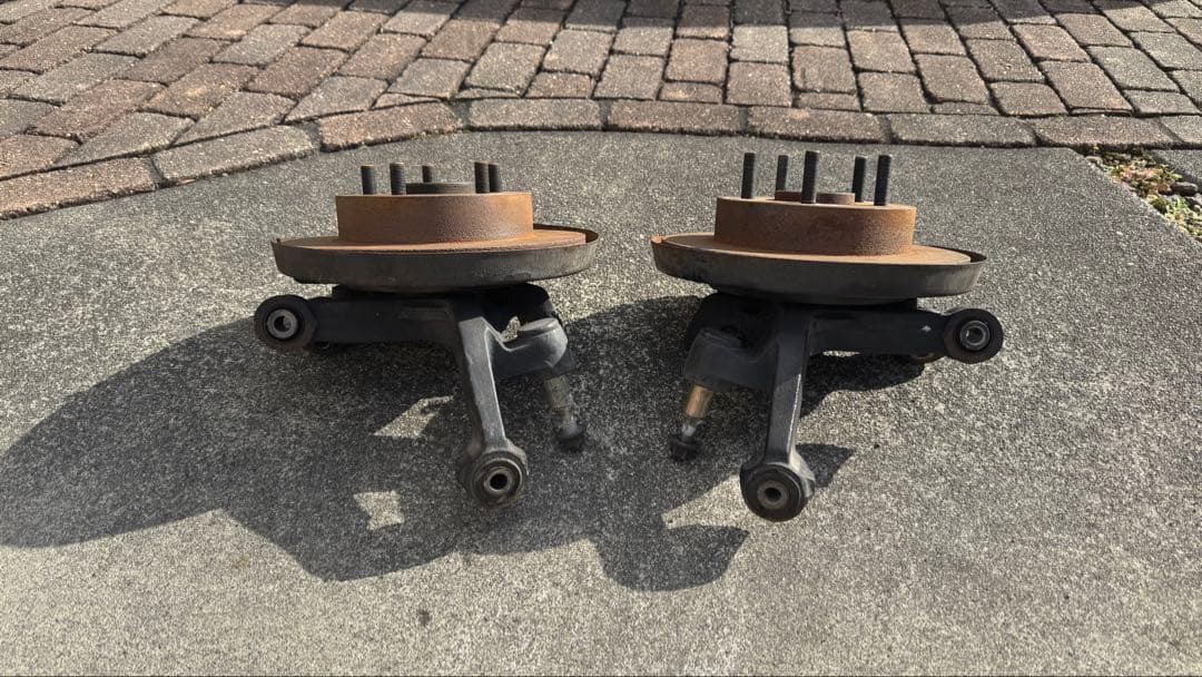 S13 シルビア 5穴化用ハブ•ナックルセット (フロント、リア)