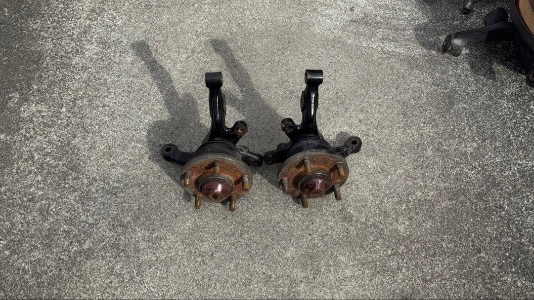 S13 シルビア 5穴化用ハブ•ナックルセット (フロント、リア)