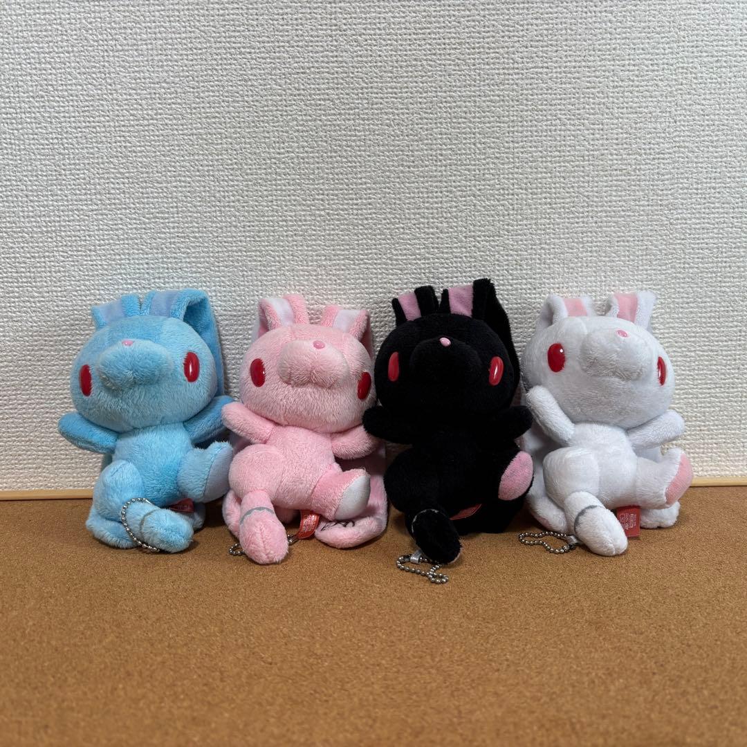 【まとめ】 汎用うさぎ ぬいぐるみ 逆さ吊り ミント ピンク ホワイト ブラック