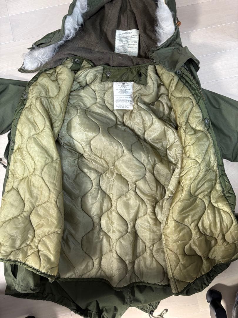 実物 米軍 M-65パーカ 70s〜80s フード・ライナー付