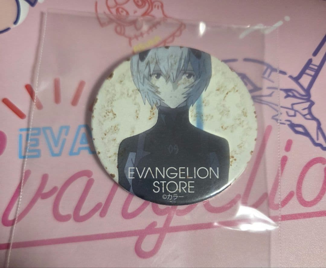 エヴァ　缶バッジ　レイ