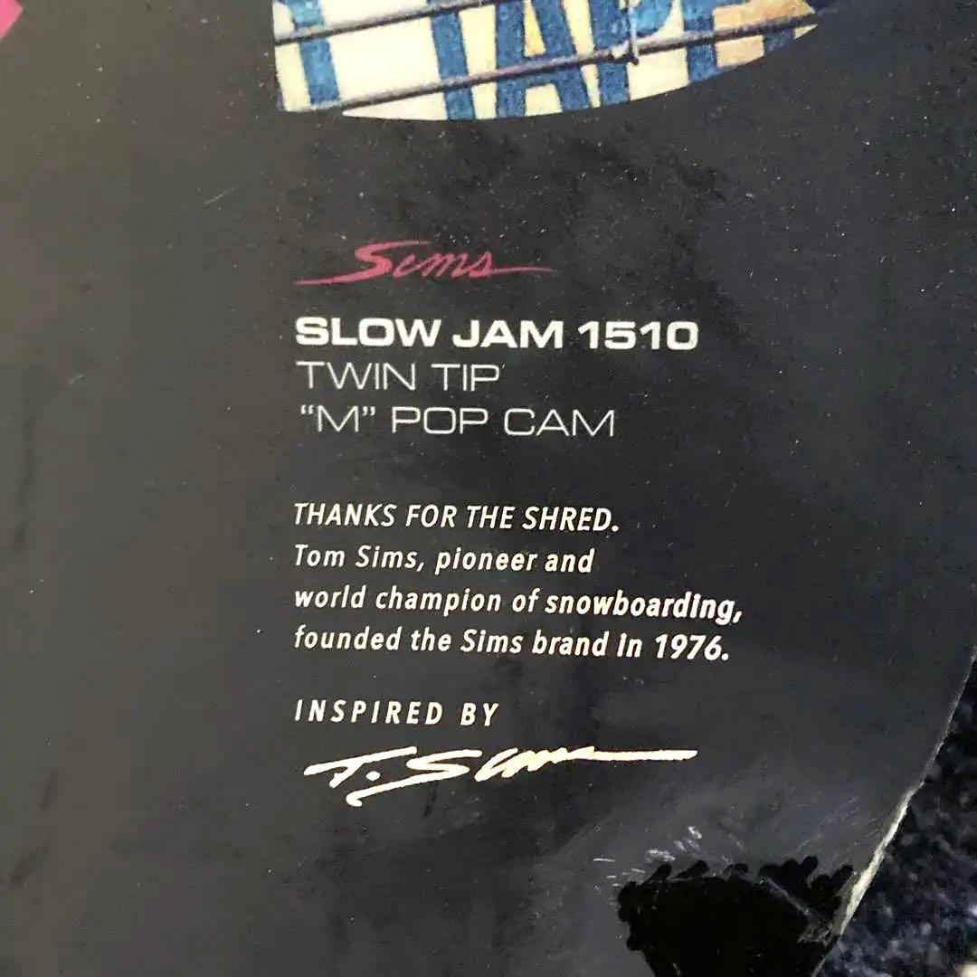 SIMS シムス SLOW JAM 151cm スノーボード キャンバー