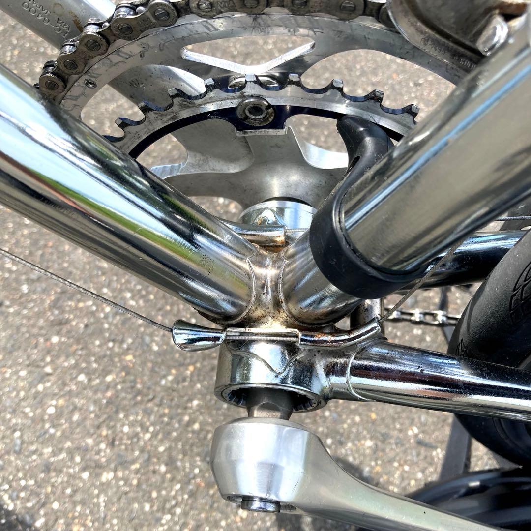 【さらに値下】クロモリ ビンテージ 55 シマノ10速Wレバー DURA-ACE