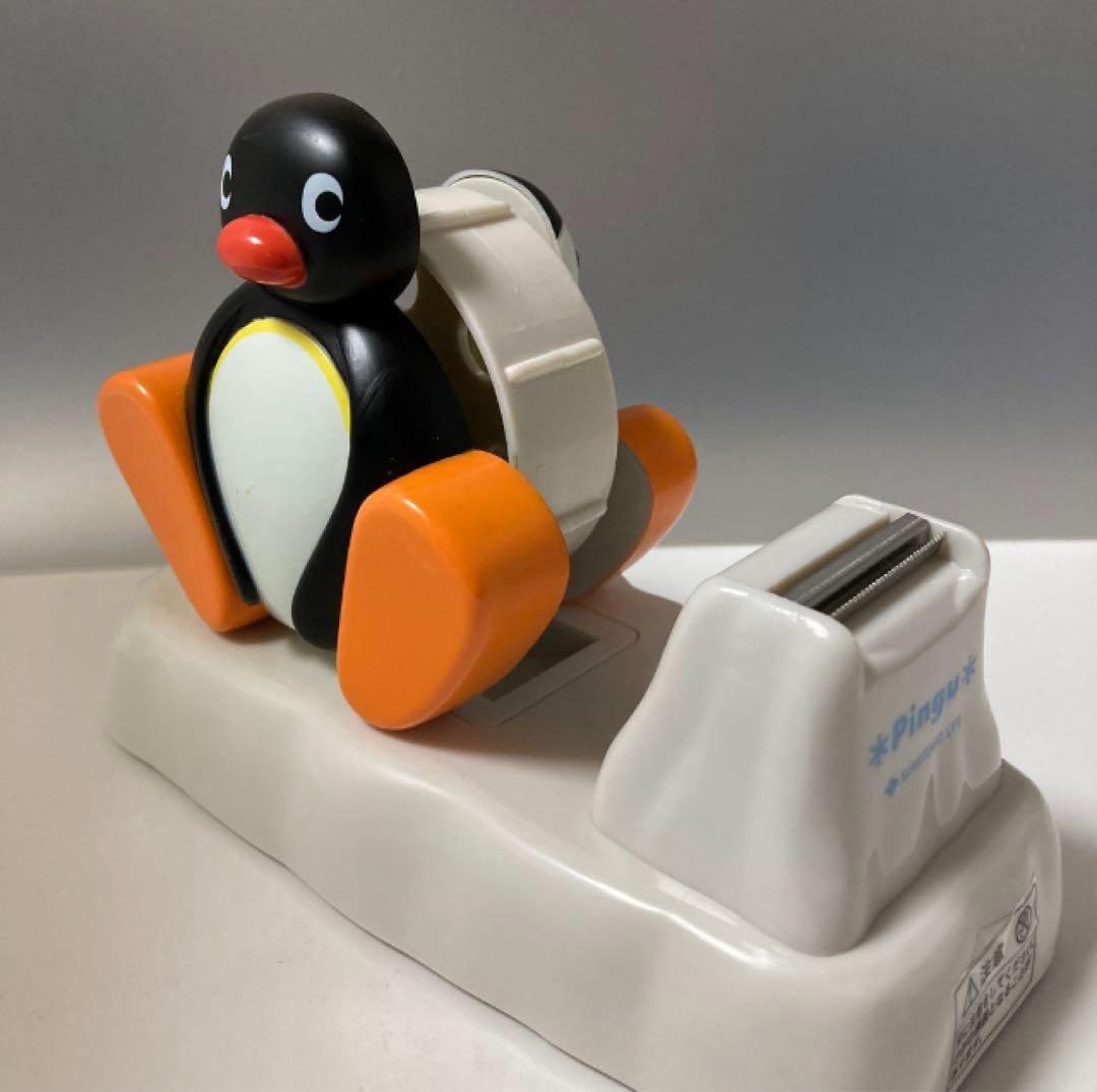 レア　ピングー ピンガ　セロテープカッター　テープ台　テープディスペンサー