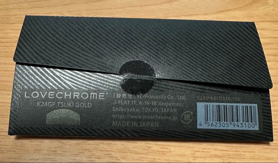 LOVECHROME K24GP ツキ ゴールド コーム