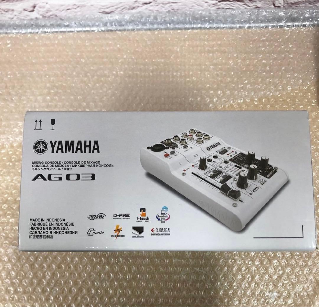 YAMAHA オーディオインターフェイス AG03 MIXING CONSOLE