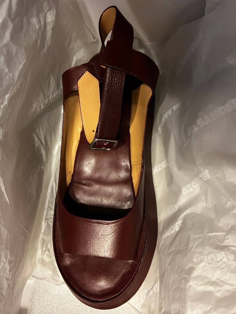 ジルサンダー　jil sander サンダル　チャンキーソール　38