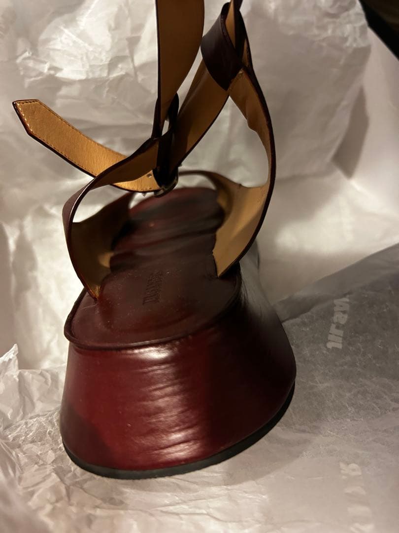 ジルサンダー　jil sander サンダル　チャンキーソール　38