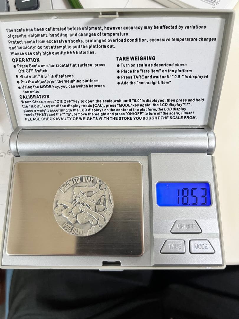 1964年オリンピック記念シルバーメダル