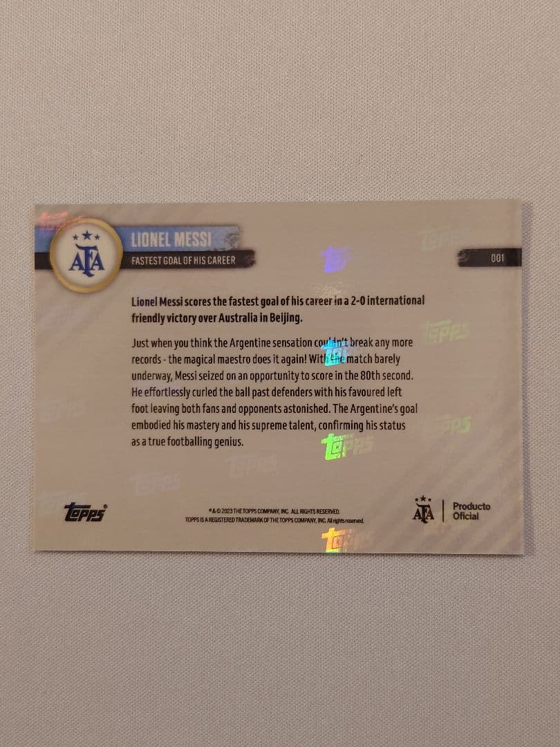 topps now リオネル・メッシ Messi トップスナウ 16