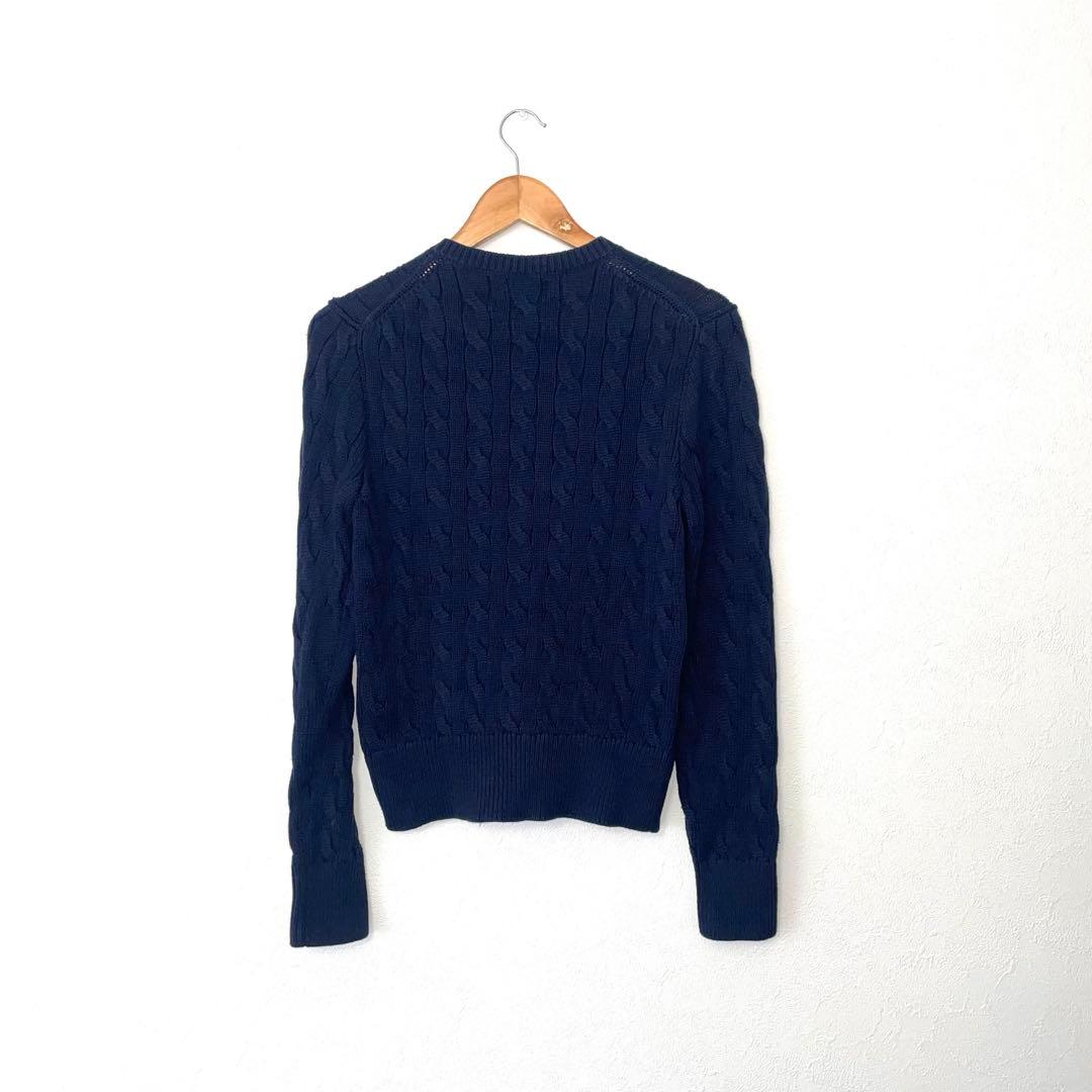 Polo by Ralph Lauren ケーブル カーディガン ネイビー M