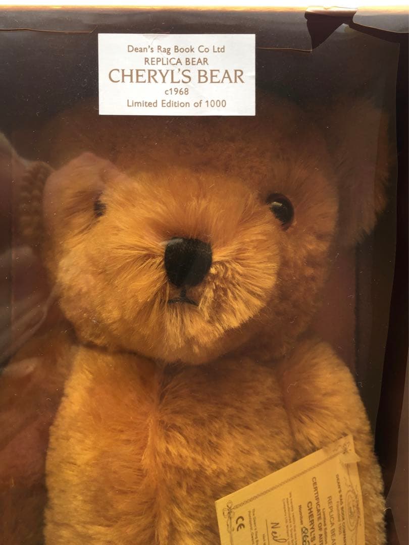 【希少・未使用】DEAN’S RAG BOOK・テディベア　チャーリーベアーズ