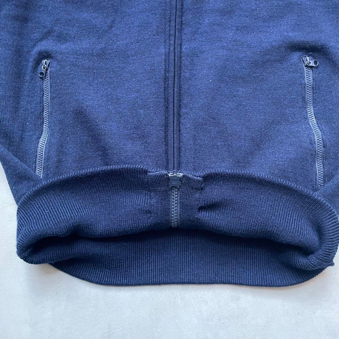 BEAMS GOLF ビームスゴルフ アンゴラウールニット ダブルジップブルゾン