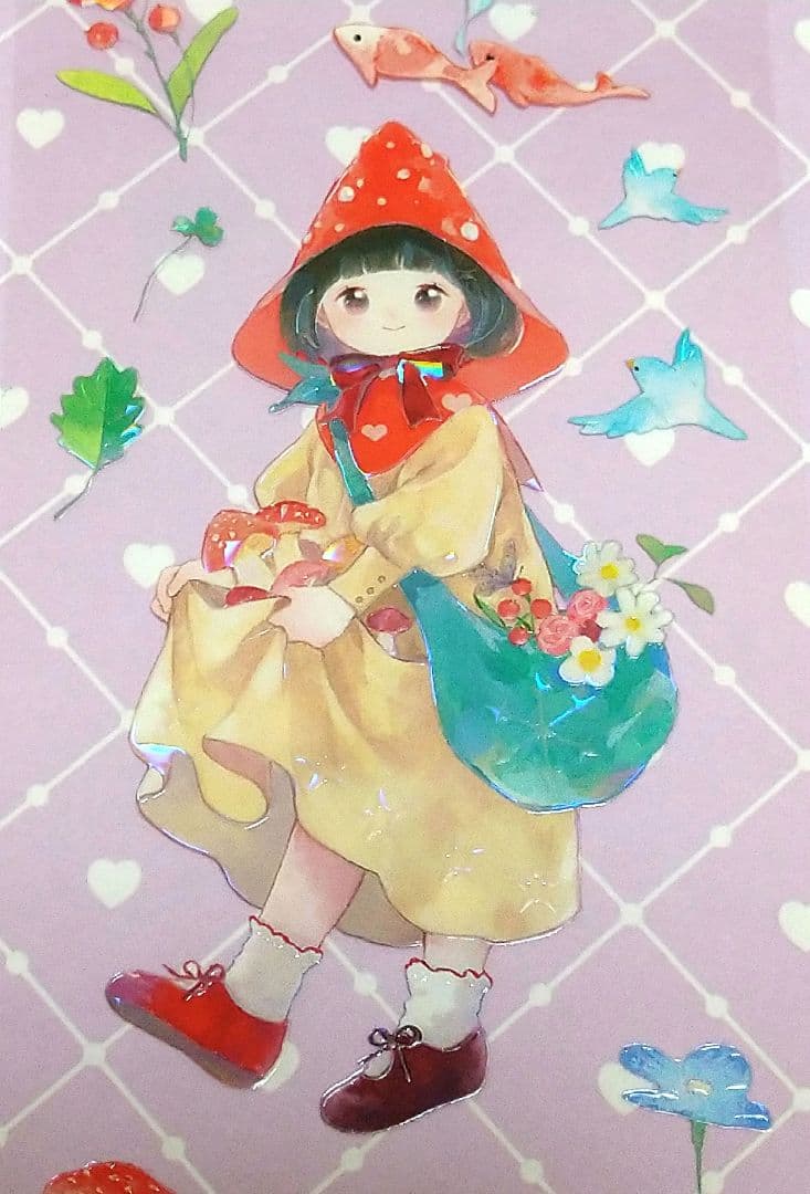 ✩のこり２✩J784▶甜妹魔法师(贝壳光)欣甜切り売り海外人物マステ女の子苜暖