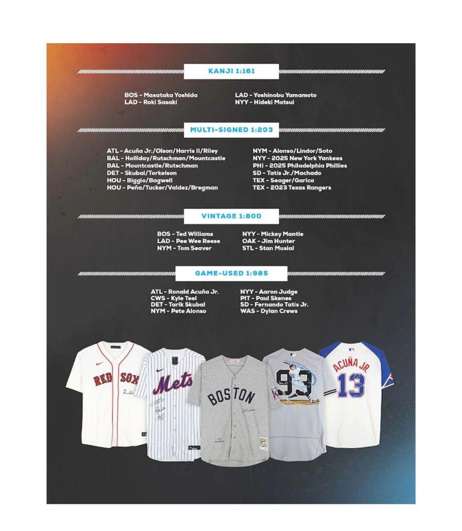 MLB公式直筆サインボール&ユニホーム（未開封シュリンク付き） MLB