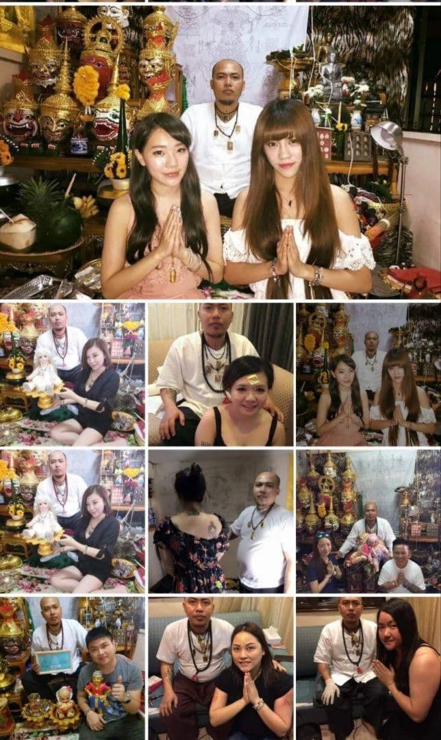 プラクルアン　お守り　招福童子クマーントーンルックロック　　幸運　金運　富　愛