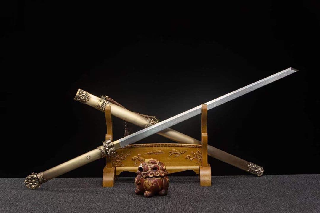 神嘯環首唐刀-模様鋼 古兵器 武具　刀装具　日本刀　模造刀 居合刀