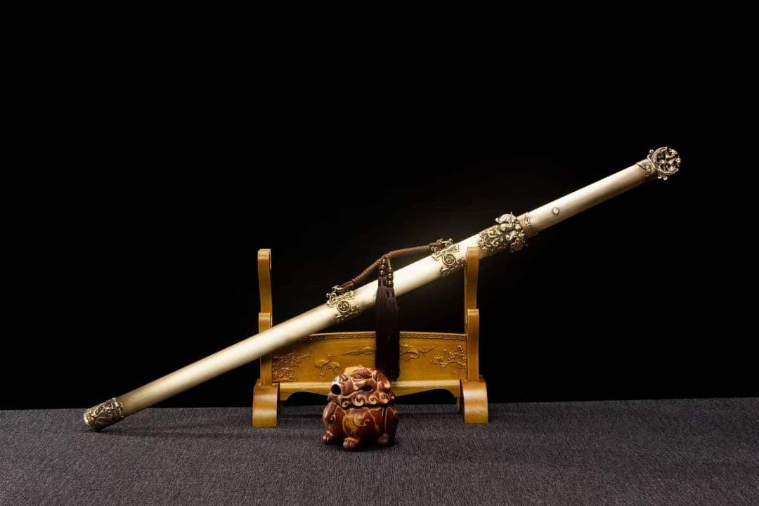 神嘯環首唐刀-模様鋼 古兵器 武具　刀装具　日本刀　模造刀 居合刀