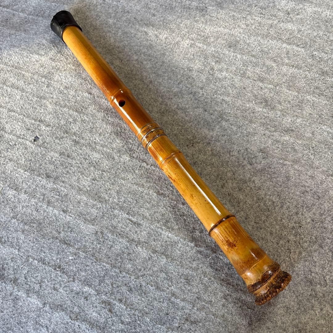 260尺八　一尺八寸管月山銘