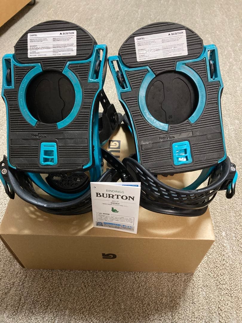 Burton スノーボード ビンディング 青/黒