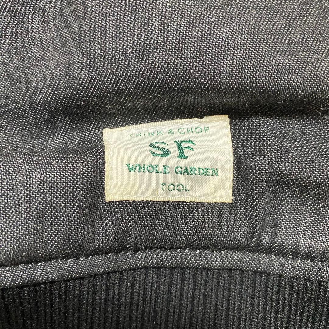 ササフラス リバーシブルベスト XL デニム フリース