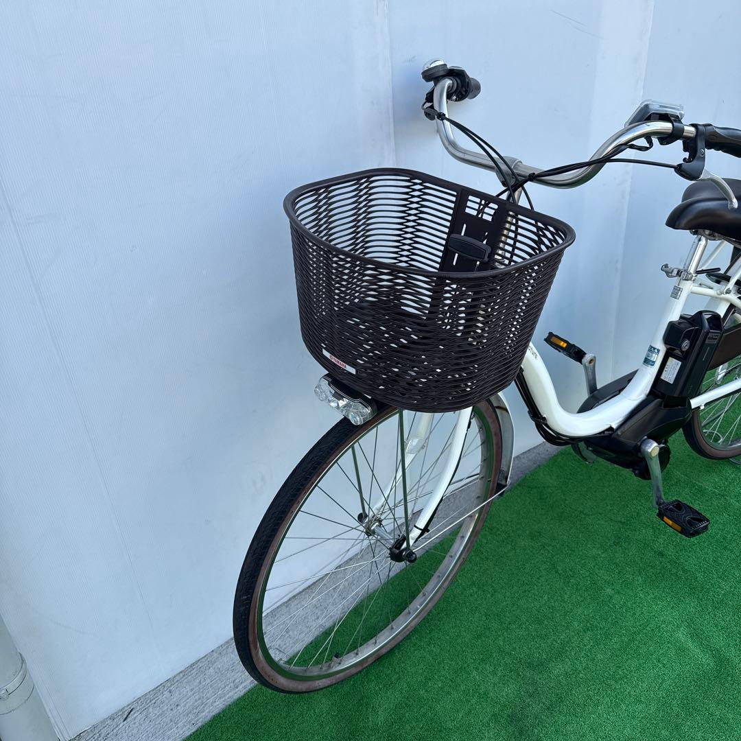 充電器無し電動アシスト自転車26インチ ホワイト
