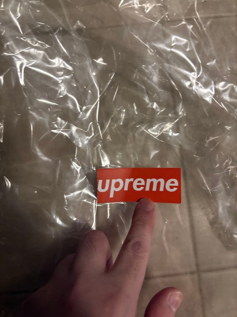 supreme washed box logo スウェット　サイズs ほぼ未使用