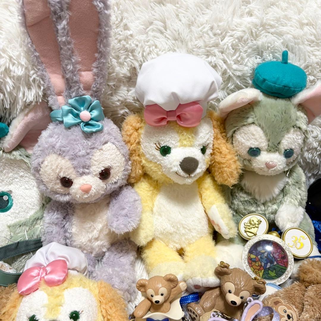 ディズニー　ダッフィー　ステラルー　ぬいぐるみバッジ　コスチューム　まとめ売り