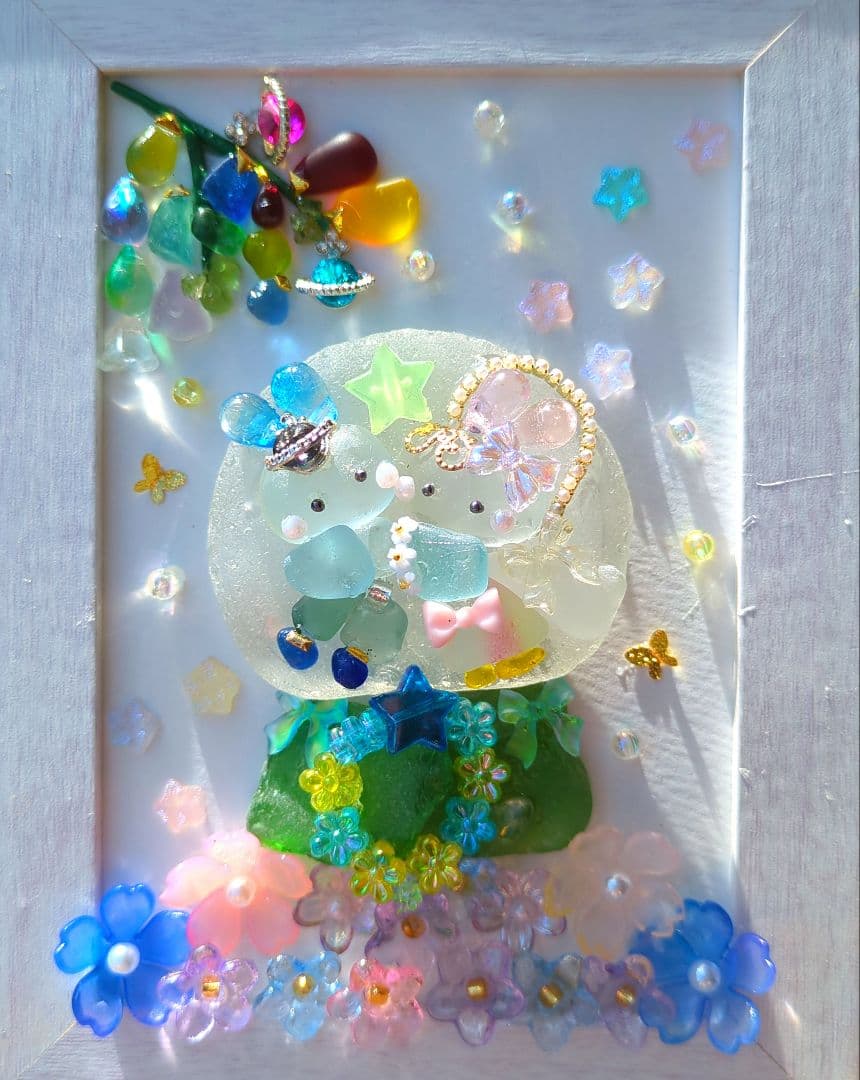シーグラスアート　 七夕ドーム☆ 他2点　たかりん様おまとめ　お取り置き